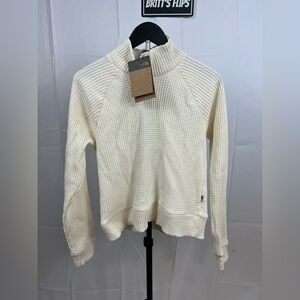 NWT North Face Women’s Long Sleeve Mock Neck Chabot Thermal Knit Sweater Size XS